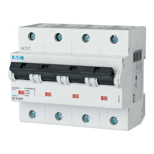 Eaton Installatie-automaat (MCB) AZ, B-kar., 20A , 4P, 25 kA - Eaton y7 174532 l - 20061519