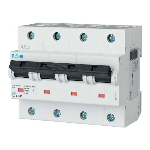 Eaton Installatie-automaat (MCB) AZ, B-kar., 40A , 4P, 25 kA - Eaton y7 174535 l - 20061522