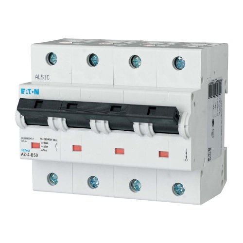 Eaton Installatie-automaat (MCB) AZ, B-kar., 50A , 4P, 25 kA - Eaton y7 174536 l - 20061523