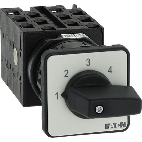 Eaton Stappenschakelaar, Contacten: 12, 20 A, Frontplaat: 1-4, 45 &deg;, 4 stapp - Eaton y7 17497 r - 20056842