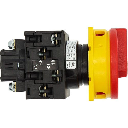 Eaton Hoofdschakelaar, 3-polig + N, 32 A, NOOD-UIT-functie, 90 &deg;, inbouw - Eaton y7 17667 bt - 20056852