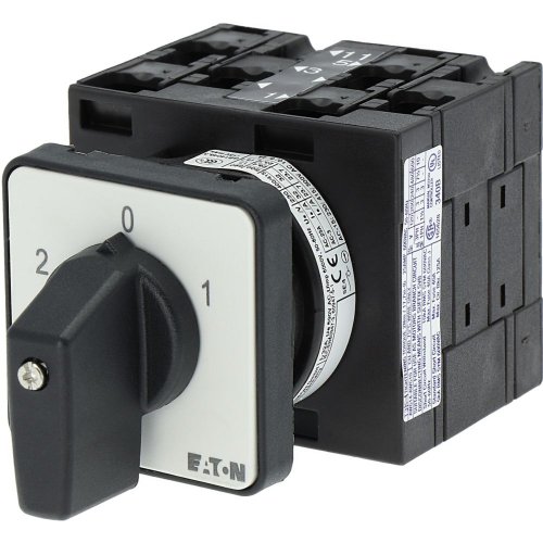 Eaton Omkeerschakelaar, Contacten: 6, 32 A, Frontplaat: 2-0-1, 45 &deg;, vast, i - Eaton y7 18952 l - 20056885