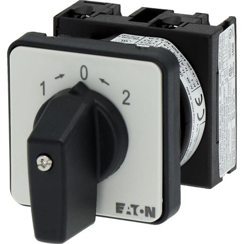 Eaton Omschakelaar, contacten: 2, 20 A, frontplaat: 2>0<1, 45 &deg;, terugverend - Eaton y7 19863 l - 20056906