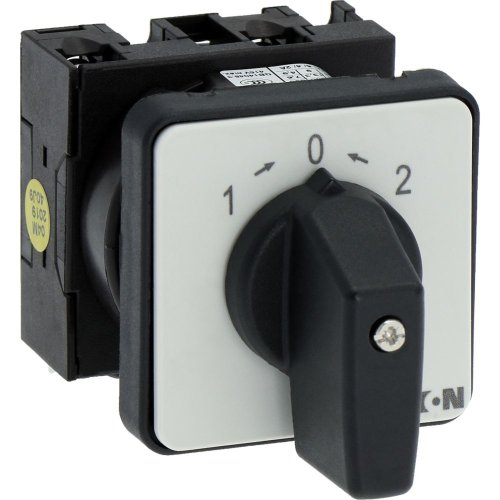 Eaton Omschakelaar, contacten: 2, 20 A, frontplaat: 2>0<1, 45 &deg;, terugverend - Eaton y7 19863 r - 20056906