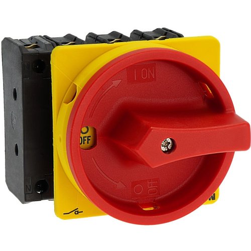 EATON nood/uit schakelaar front inb 3p+n p3-100/ea/svb/n - Eaton y7 19890 r - 19890
