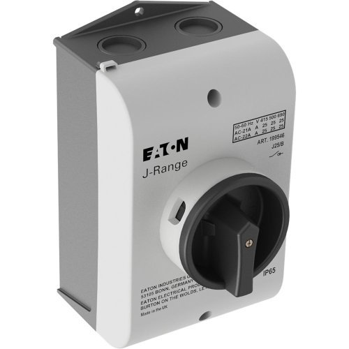 Eaton Hoofdschakelaar, 3-polig, 25 A, Aan - Uit, opbouw, witte behuizing, kn - Eaton y7 199546 r - 20064106