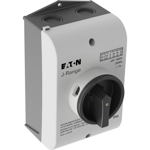 Eaton Hoofdschakelaar, 3-polig + N, 20 A, Aan - Uit, opbouw, witte behuizing - Eaton y7 199553 r - 20064113