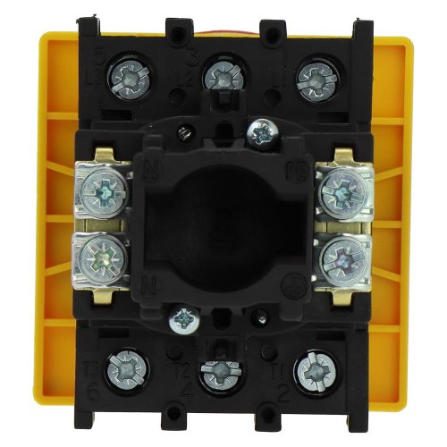 Eaton Hoofdschakelaar, 3-polig, 40 A, NOOD-UIT-functie, Afsluitbaar in 0-sta - Eaton y7 199894 bk - 20064236
