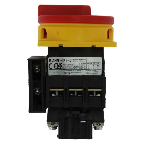 Eaton Hoofdschakelaar, 3-polig + 1MC + 1VC, 40 A, NOOD-UIT-functie, afsluitb - Eaton y7 199895 tp - 20064237