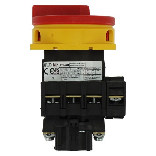 EATON nood/uit schakelaar inbouw 40a 3p+n P1-40/EA/SVB/N - Eaton y7 199896 tp - 11010351