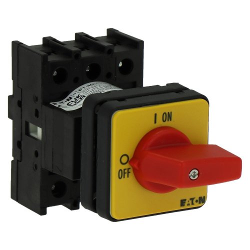 Eaton AAN-UIT-schakelaar, 3-polig, 40 A, NOOD-UIT-functie, eengats frontinbo - Eaton y7 199905 r - 20064247