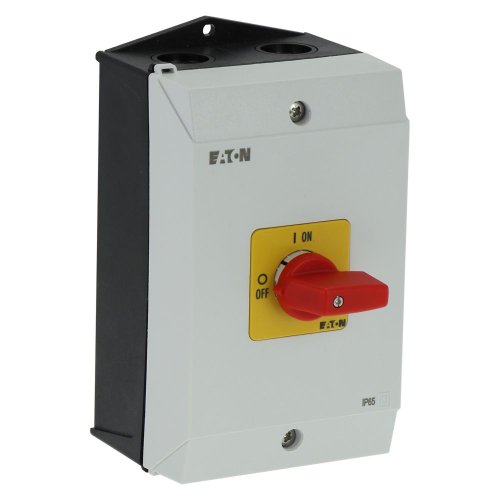 Eaton AAN-UIT-schakelaar, 3-polig, 40 A, NOOD-UIT-functie, Opbouw, hardspieg - Eaton y7 199928 r - 20064270