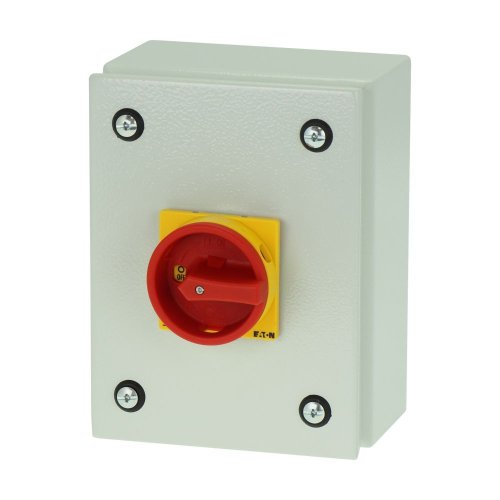 Eaton Stalen behuizing met lastscheider 40A 3P draaigreep rood/geel vergrend - Eaton y7 199946 l - 20064288