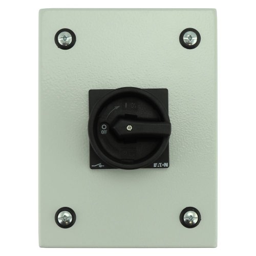 Eaton Stalen behuizing met lastscheider 40A 4P draaigreep zwart vergrendelba - Eaton y7 199951 c - 20064293