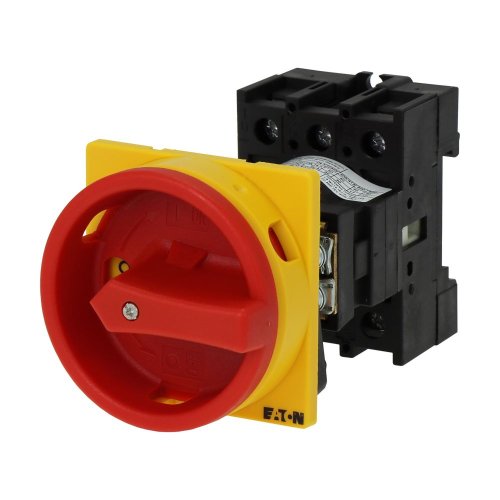Eaton Hoofdschakelaar, 3-polig, 40 A, NOOD-UIT-functie, Afsluitbaar in 0-sta - Eaton y7 199952 l - 20064294