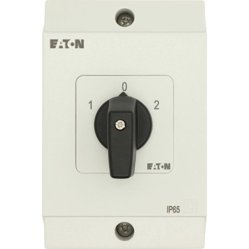 Eaton Omkeerschakelaar, Contacten: 4, 32 A, Frontplaat: 1-0-2, 45 &deg;, vast, O - Eaton y7 207181 c - 20064525