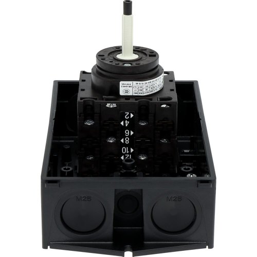 Eaton Hoofdschakelaar, 6-polig + 1MC + 1VC, 32 A, NOOD-UIT-functie, 90 &deg;, af - Eaton y7 207210 do1 do - 20064554