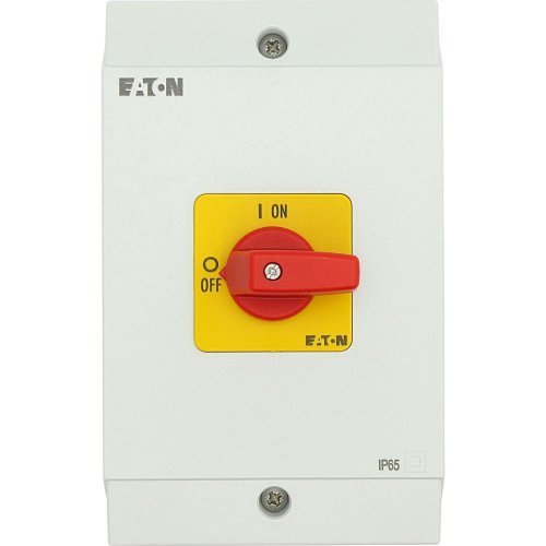 Eaton AAN-UIT-schakelaar, 3-polig, 32 A, NOOD-UIT-functie, Opbouw - Eaton y7 207321 c - 20064647
