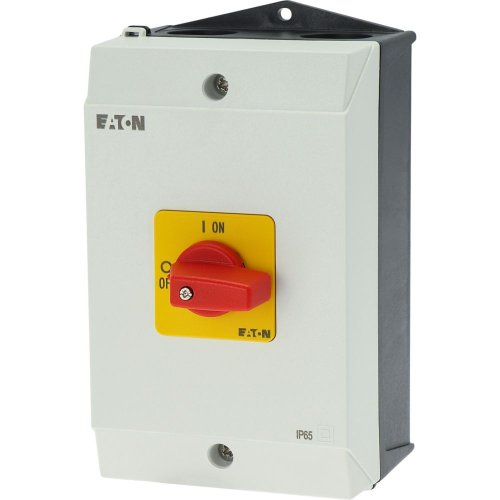 Eaton AAN-UIT-schakelaar, 3-polig, 32 A, NOOD-UIT-functie, Opbouw - Eaton y7 207321 l - 20064647