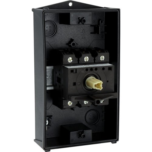 Eaton Hoofdschakelaar, +kast, 3p, 63A, greep rood geel, afsluitbaar - Eaton y7 207335 rdo - 20064660