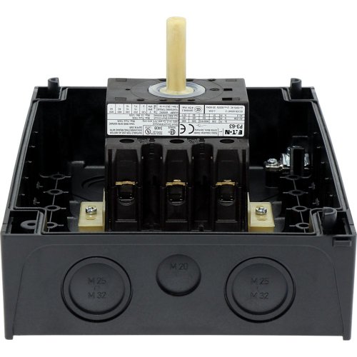 Eaton Hoofdschakelaar, 3-polig, 63 A, NOOD-UIT-functie, Afsluitbaar in 0-sta - Eaton y7 207343 do2 do - 20064666