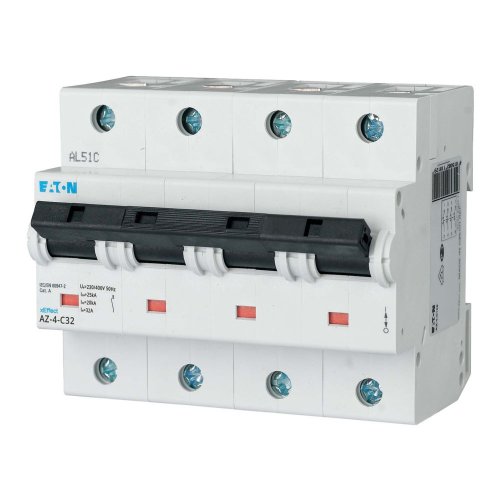 Eaton Installatie-automaat (MCB) AZ, C-kar., 32A , 4P, 25 kA - Eaton y7 211782 l - 20064842