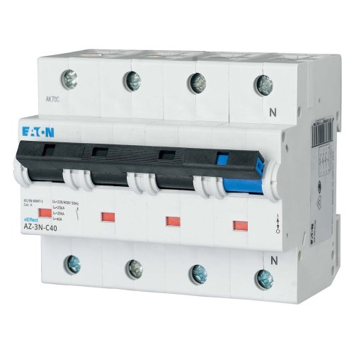 Eaton Installatie-automaat (MCB) AZ, C-kar., 40A , 3P+N, 25 kA - Eaton y7 211788 l - 20064848