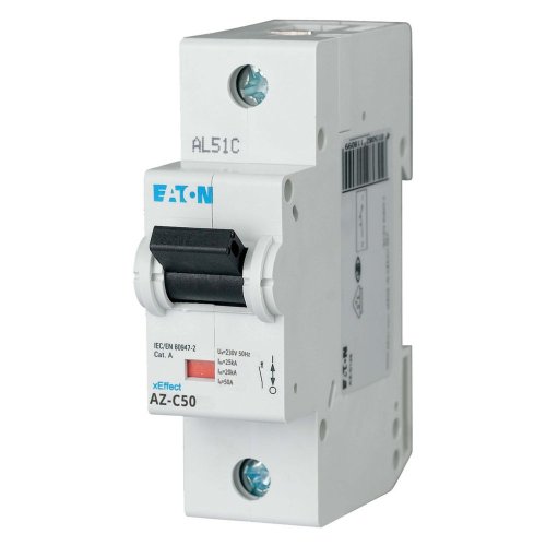 Eaton Installatie-automaat (MCB) AZ, C-kar., 50A , 1P, 25 kA - Eaton y7 211789 l - 20064849