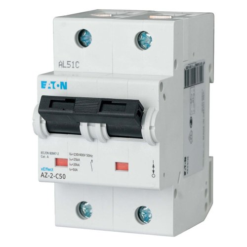 Eaton Installatie-automaat (MCB) AZ, C-kar., 50A , 2P, 25 kA - Eaton y7 211790 l - 20064850