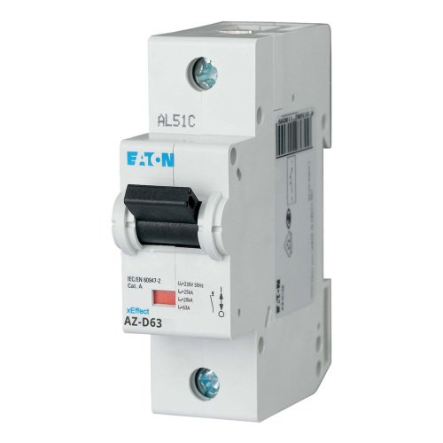 Eaton Installatie-automaat (MCB) AZ, D-kar., 63A , 1P, 25 kA - Eaton y7 211818 l - 20064877