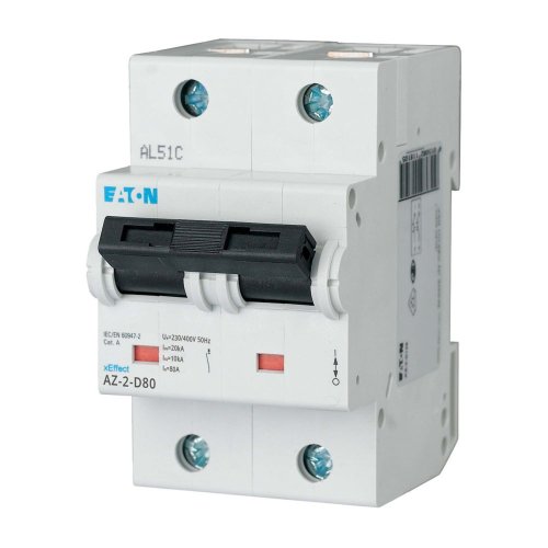 Eaton Installatie-automaat (MCB) AZ, D-kar., 80A , 2P, 20 kA - Eaton y7 211823 l - 20064882