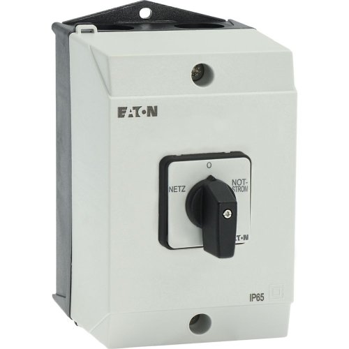 Eaton Omschakelaar, Contacten: 8, 32 A, Frontplaat: Netz-0-Notstrom, 45 &deg;, v - Eaton y7 215224 r - 20064912