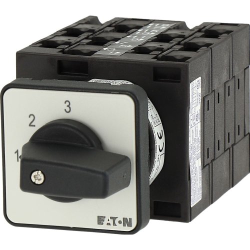 Eaton Stappenschakelaar, Contacten: 9, 32 A, Frontplaat: 1-3, 45 &deg;, vast, in - Eaton y7 21524 l - 20056971