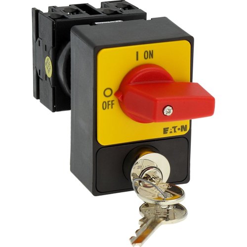 Eaton Paniekschakelaar, 3-polig, 20 A, Cilinderslotvergrendeling SVA, Frontp - Eaton y7 228291 r - 20065879