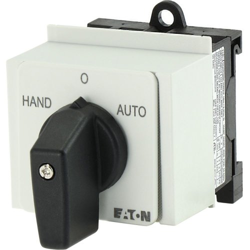 Eaton Omschakelaar, Contacten: 2, 20 A, Frontplaat: HAND-0-AUTO, 45 &deg;, vast, - Eaton y7 26991 l - 20057057