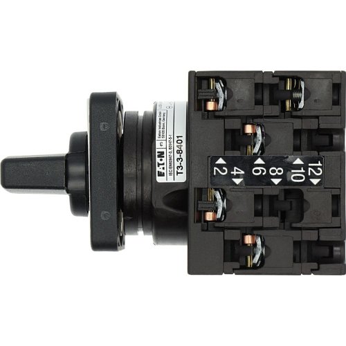 EATON schakelaar 32a 3p 1-0-2 front inbouw t3-3-8401/e - Eaton y7 30992 bt - 11003391