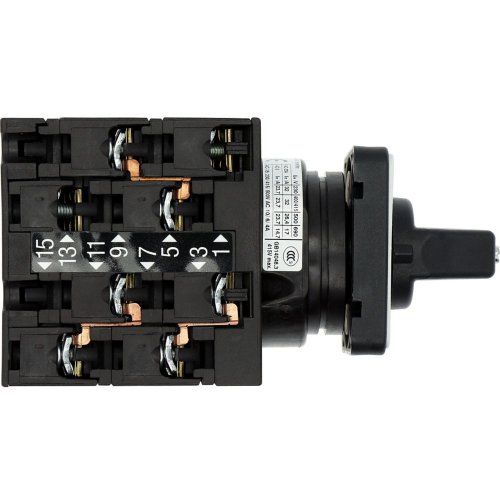 Eaton Poolomschakelaar, Contacten: 8, 32 A, Dahlander-schakeling, 2 toerenta - Eaton y7 42879 bt - 20057302