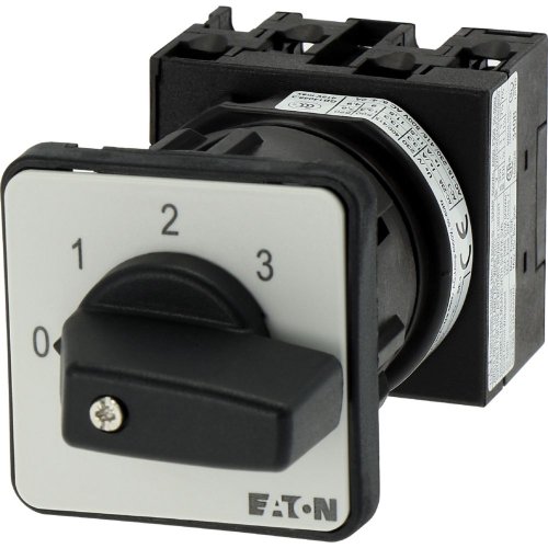 Eaton Stappenschakelaar, Contacten: 3, 20 A, Frontplaat: 0-3, 45 &deg;, 3 stappe - Eaton y7 53089 l - 20057602
