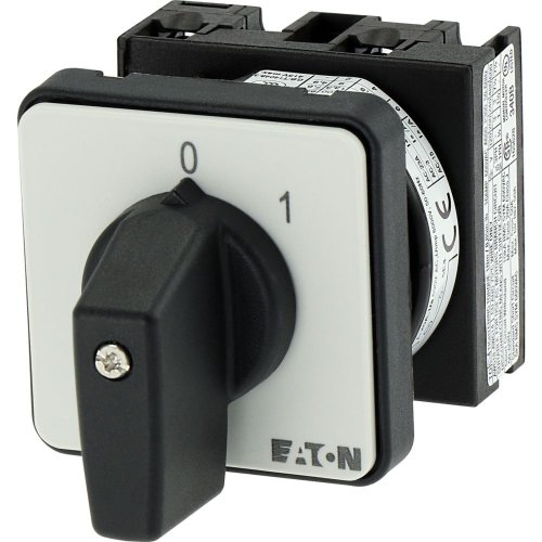 Eaton AAN-UIT-schakelaar, Contacten: 2, 20 A, Frontplaat: 0-1, 45 &deg;, vast, i - Eaton y7 53092 l - 20057603