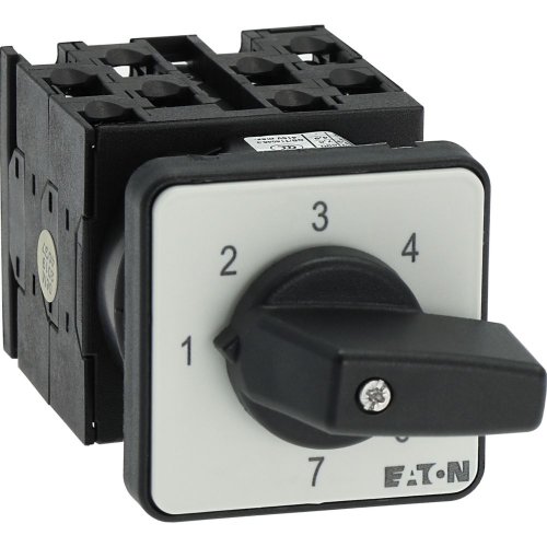 Eaton Stappenschakelaar, Contacten: 7, 20 A, Frontplaat: 1-7, 45 &deg;, vast, in - Eaton y7 55464 r - 20057629
