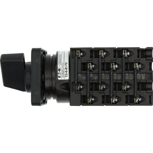 Eaton Omschakelaar, Contacten: 12, 20 A, Frontplaat: 1-2, 90 &deg;, vast, inbouw - Eaton y7 62577 tp - 20057721
