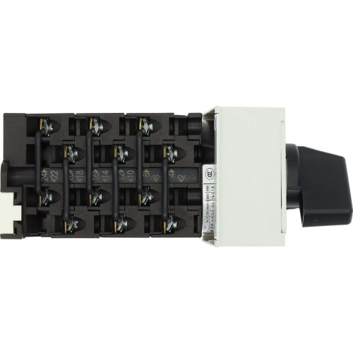 Eaton Omschakelaar, Contacten: 12, 20 A, Frontplaat: 1-2, 90 &deg;, vast, Verdel - Eaton y7 67324 bt - 20057784