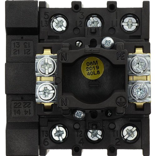 Eaton Hoofdschakelaar, 3-polig + 1MC + 1VC, 32 A, NOOD-UIT-functie, afsluitb - Eaton y7 72567 bk - 20057847