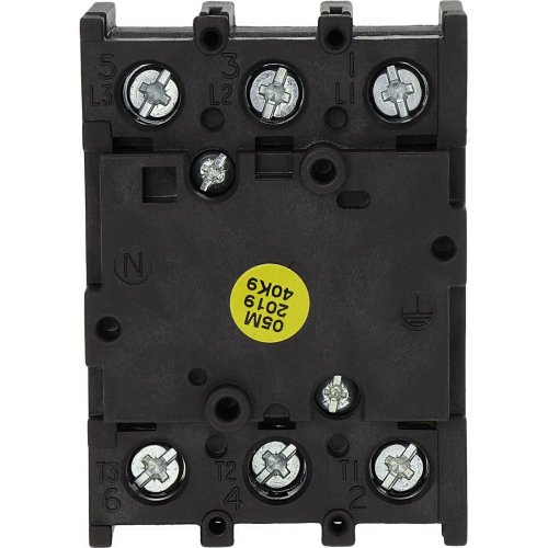EATON aan/uit schakelaar front inbouw 3p p1-32/e - Eaton y7 79065 bk - 79065