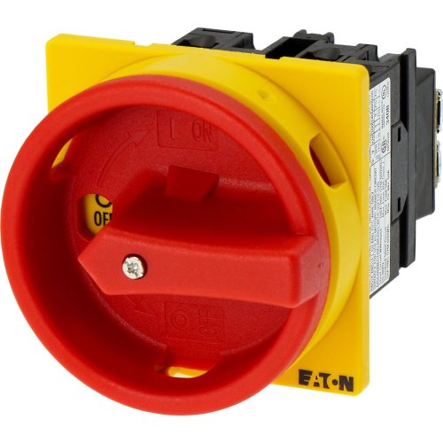 Eaton Hoofdschakelaar, 3-polig + 1MC, 20 A, NOOD-UIT-functie, 90 &deg;, afsluitb - Eaton y7 81588 l - 20058029
