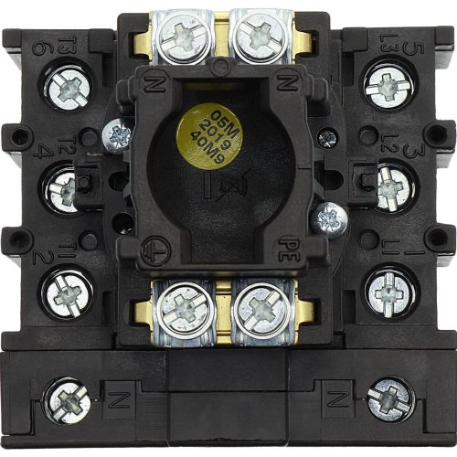 EATON aan/uit schakelaar front inbouw 4p p1-25/ea/svb-sn - Eaton y7 83960 bk - 83960