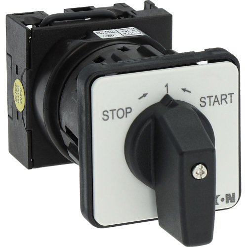 Eaton AAN-UIT-schakelaar, contacten: 2, 20 A, frontplaat: STOP>I<START, 45 &deg; - Eaton y7 9247 r - 20056210