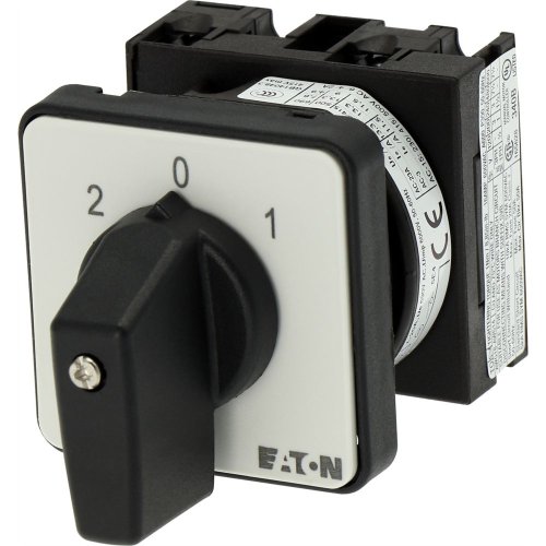 Eaton Omschakelaar, Contacten: 2, 20 A, Frontplaat: 2-0-1, 45 &deg;, vast, inbou - Eaton y7 95806 l - 20058347