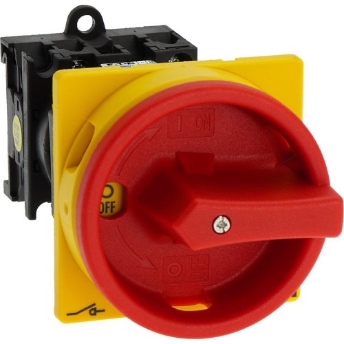 Eaton Hoofdschakelaar, 2-polig, 20 A, NOOD-UIT-functie, 90 &deg;, Afsluitbaar in - Eaton y7 95824 r - 20058351