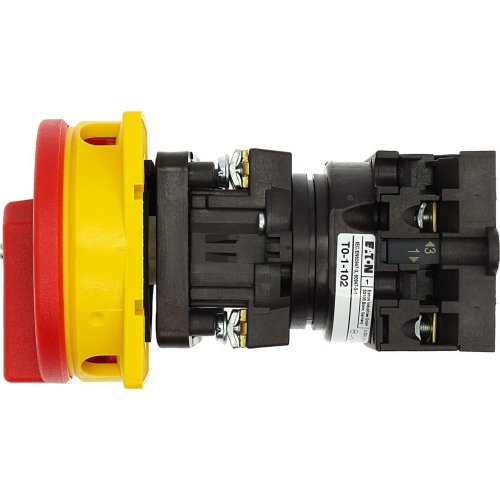 Eaton Hoofdschakelaar, 2-polig, 20 A, NOOD-UIT-functie, 90 &deg;, Afsluitbaar in - Eaton y7 95824 tp - 20058351